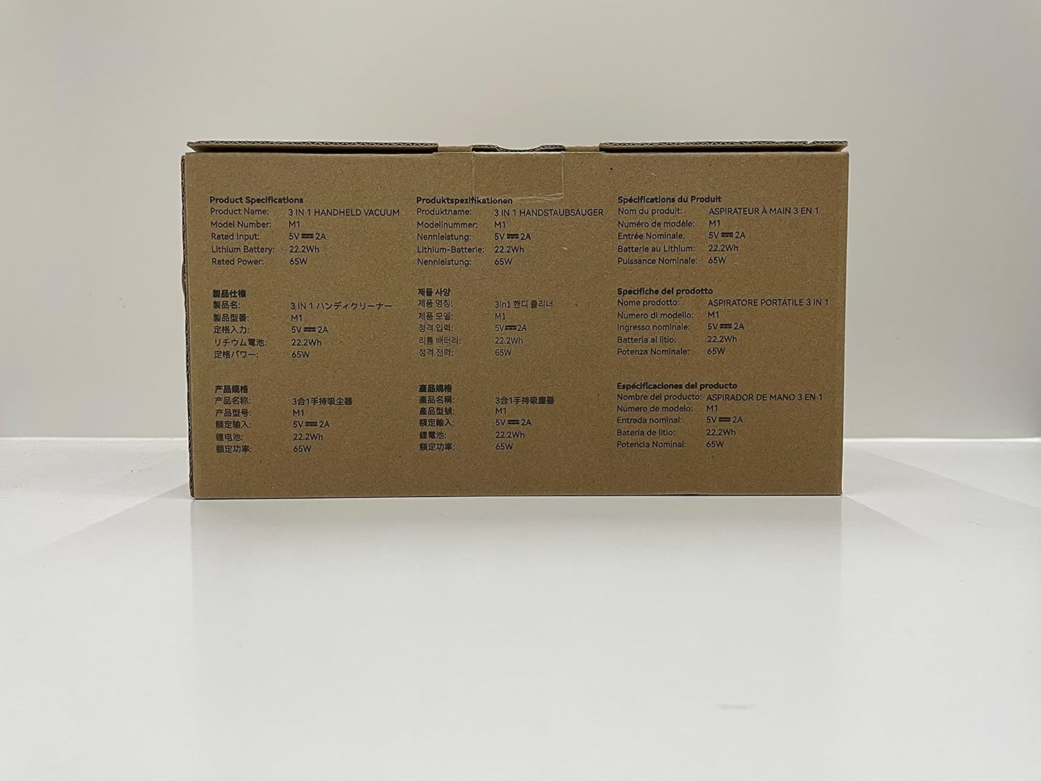 Brigii 3 in 1 Handheld Vacuum Cleaner, Cordless Car Vacuum for Small Messes, Hand Vacuum & Air Duster & Hand Pump, Mini Vacuum for Crevices, Keyboard Cleaner, USB Rechargeable 12V-M1