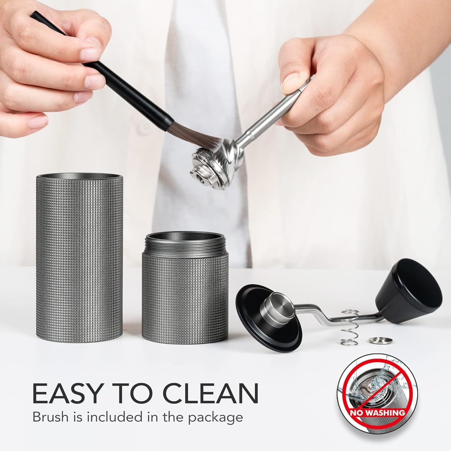 TIMEMORE CHESTNUT C2 Manual Coffee Grinder with Adjustable Setting High-precision for Pour Over French Press Espresso Turkish or Cold Brew Suitable for Travel or Camping TIMEMORE CHESTNUT C2 Manual Coffee Grinder with Adjustable Setting High-precision for Pour Over French Press Espresso Turkish or Cold Brew Suitable for Travel or Camping