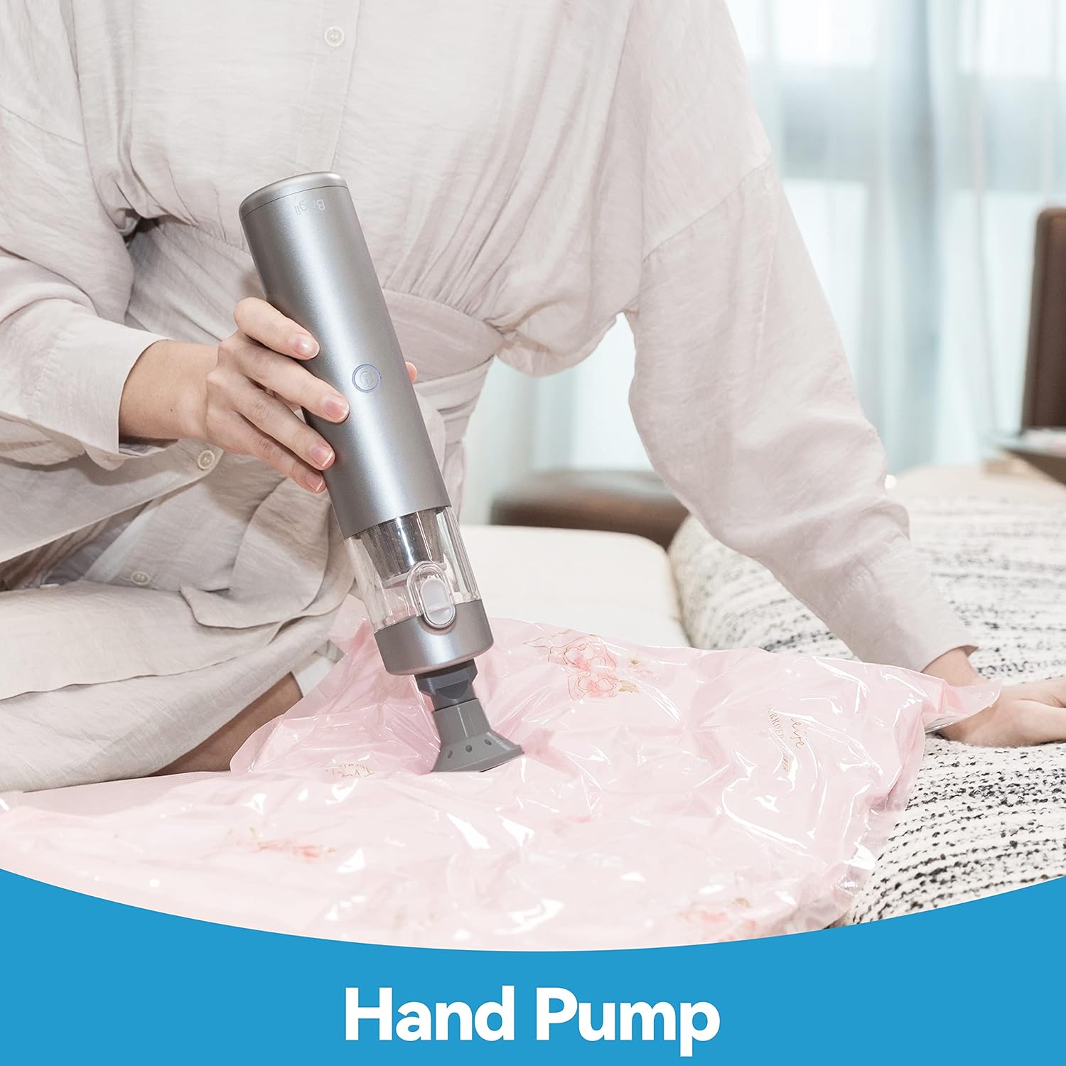 Brigii 3 in 1 Handheld Vacuum Cleaner, Cordless Car Vacuum for Small Messes, Hand Vacuum & Air Duster & Hand Pump, Mini Vacuum for Crevices, Keyboard Cleaner, USB Rechargeable 12V-M1