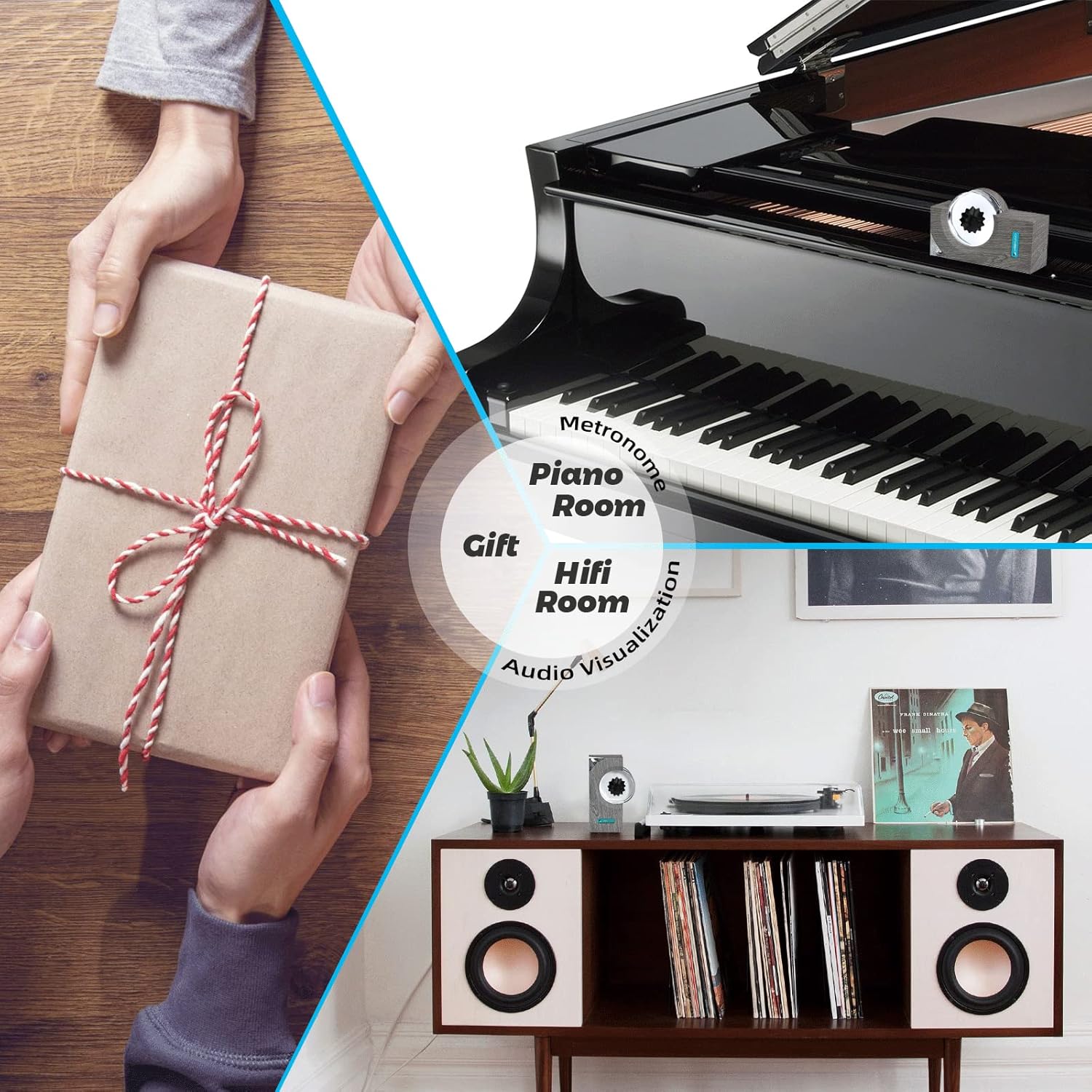 sovenomund Dancing Ferrofluid with Music Rhythm, Ferrofluid Speaker Music Mate, Symbiote in a Bottle, Ferrofluid Display Lamp, Magnet Liquid Toy, Desktop Decor, Teenager Gifts