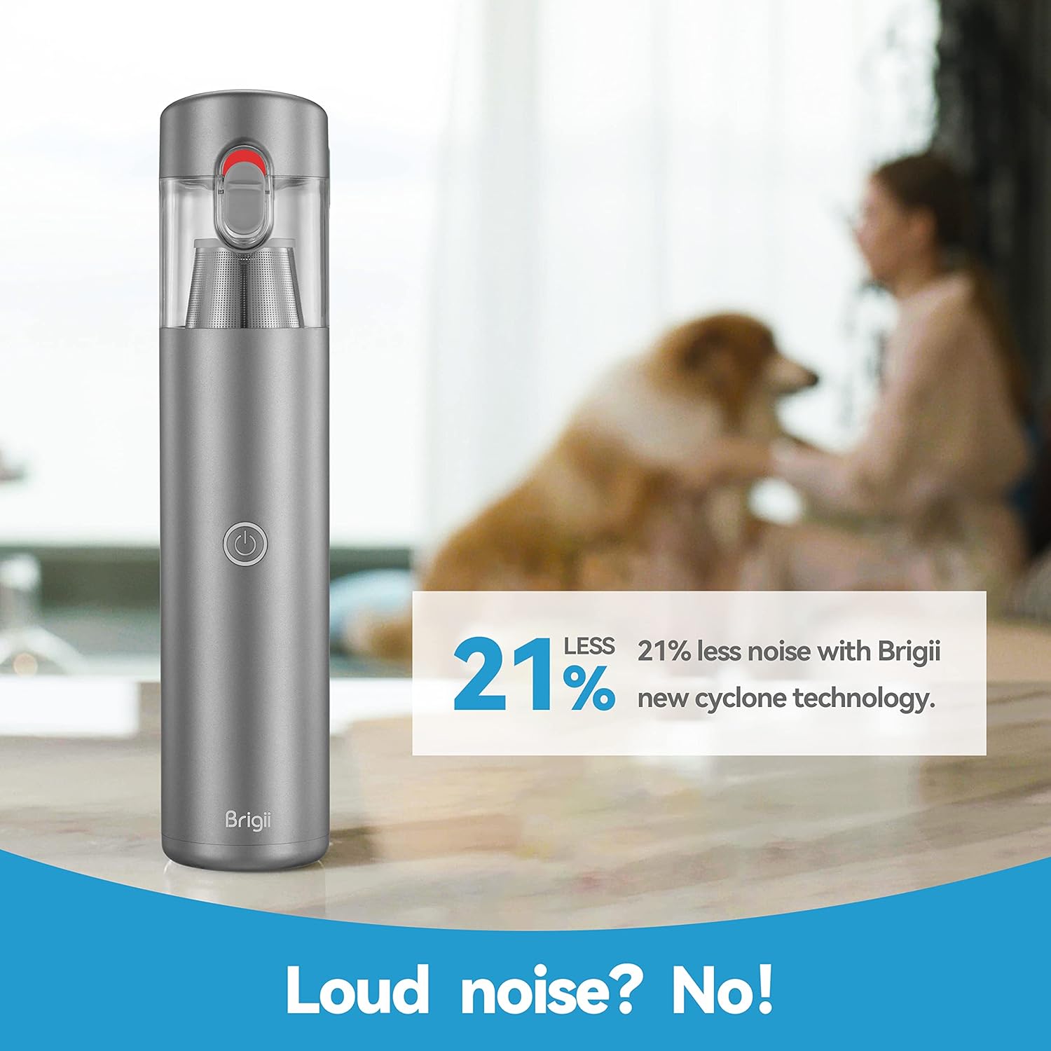 Brigii 3 in 1 Handheld Vacuum Cleaner, Cordless Car Vacuum for Small Messes, Hand Vacuum & Air Duster & Hand Pump, Mini Vacuum for Crevices, Keyboard Cleaner, USB Rechargeable 12V-M1