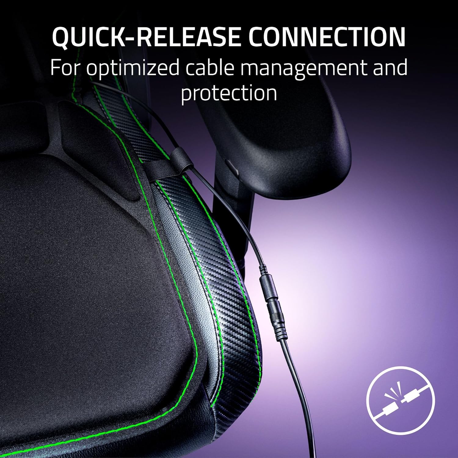 Razer Freyja HD Haptic Gaming Chair Cushion: Multi-Directional Haptics - Haptic EQ Customization via Synapse - HyperSpeed Wireless & Bluetooth - Adjustable Strap for Universal Fit - Black