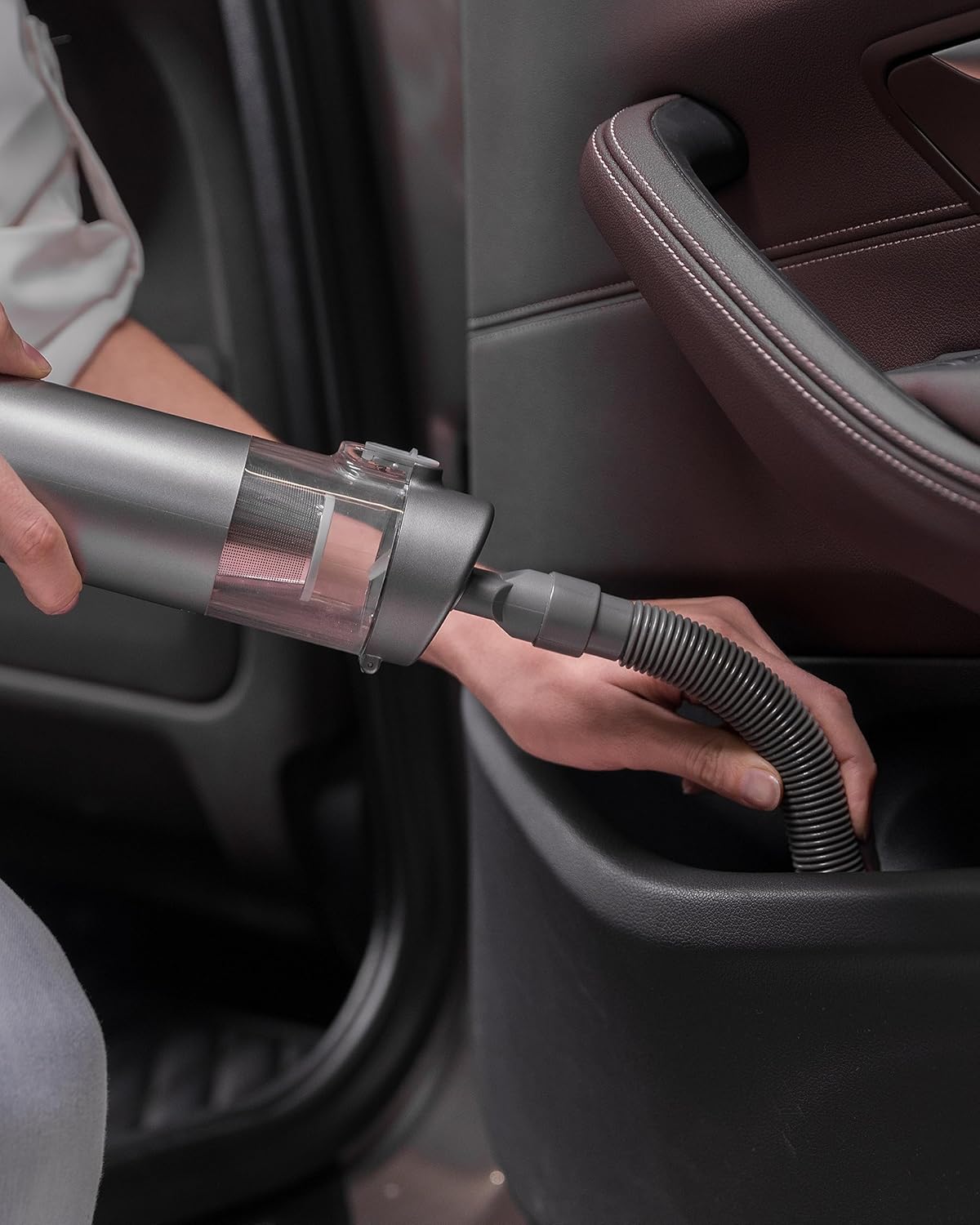 Brigii 3 in 1 Handheld Vacuum Cleaner, Cordless Car Vacuum for Small Messes, Hand Vacuum & Air Duster & Hand Pump, Mini Vacuum for Crevices, Keyboard Cleaner, USB Rechargeable 12V-M1