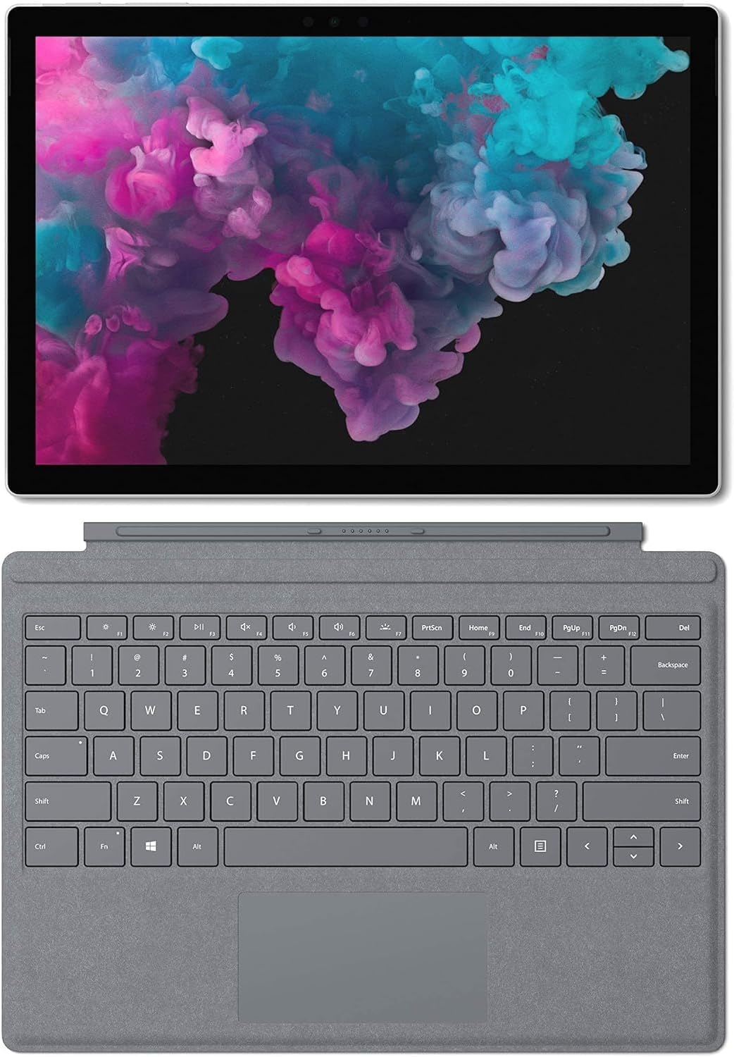 MICR0SOFT Surface Pro 6 | 8GB Ram, 256GB SSD, Intel i5 | 8th Generation | With Charger and Keyboard For Microsoft Surface Tablet (Renewed)