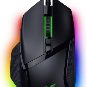 Razer Basilisk V3 35K Wired Ergonomic Gaming Mouse : HyperScroll Tilt Wheel - 35K DPI Optical Sensor Gen 2-13 Customizable Controls - Chroma RGB - Optical Switches Gen 3 - Speedflex Cable - Black