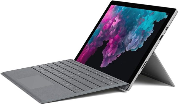 MICR0SOFT Surface Pro 6 | 8GB Ram, 256GB SSD, Intel i5 | 8th Generation | With Charger and Keyboard For Microsoft Surface Tablet (Renewed)