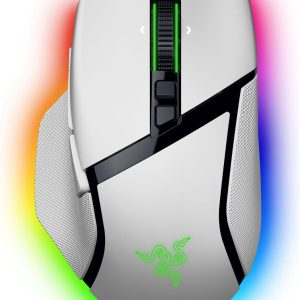 Razer Basilisk V3 Pro 35K Wireless Gaming Mouse: HyperScroll Tilt Wheel - 35K DPI Optical Sensor Gen 2-13 Customizable Controls - Chroma RGB - Optical Switches Gen 3 - Up to 140 Hr Battery - White