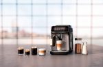 Philips Series 3200 Fully Automatic Espresso Machine - 1500W, LatteGo, Touch Display, 5 Beverages, Easy cleaning - EP3246/70