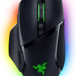 Razer Basilisk V3 Pro Customizable Wireless Gaming Mouse - Fast Optical Switches Gen-3, HyperScroll Tilt Wheel, Chroma RGB, 11 Programmable Buttons, Focus Pro 30K Optical Sensor - Classic Black