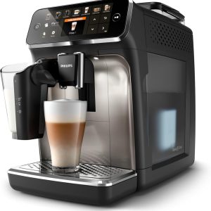 Philips 5400 Series Fully Automatic Espresso Machine - 1500W,12 Beverages, LatteGo Milk Solution, TFT Display - EP5447/90