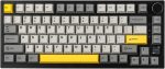 EPOMAKER Ajazz AK820 Pro 75% Gasket-mounted Mechanical Keyboard with TFT Screen, 3 Modes(Bluetooth 5.1/2.4G Wireless & Type-C Wired), Sound Dampening Foams (Grey, Ajazz Gift Switch)