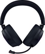 Razer Kraken V4 Pro Wireless Gaming Headset: OLED Control Hub - HD Haptics - 2.4GHz Wireless - Bluetooth - USB - 3.5 mm - Super Wideband Mic - For PC, Mac, PS5 - Black