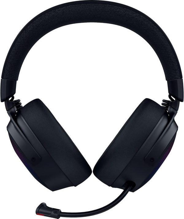 Razer Kraken V4 Pro Wireless Gaming Headset: OLED Control Hub - HD Haptics - 2.4GHz Wireless - Bluetooth - USB - 3.5 mm - Super Wideband Mic - For PC, Mac, PS5 - Black