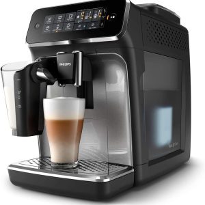 Philips Series 3200 Fully Automatic Espresso Machine - 1500W, LatteGo, Touch Display, 5 Beverages, Easy cleaning - EP3246/70