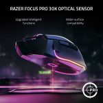 Razer Basilisk V3 Pro Customizable Wireless Gaming Mouse - Fast Optical Switches Gen-3, HyperScroll Tilt Wheel, Chroma RGB, 11 Programmable Buttons, Focus Pro 30K Optical Sensor - Classic Black