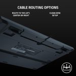 Razer Ornata V3 X Gaming Keyboard - US Layout, Low-Profile Keys, Silent Membrane Switches, UV-Coated Keycaps, Spill Resistant, Chroma RGB Lighting, Ergonomic Wrist Rest - Classic Black