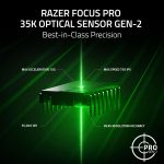 Razer Basilisk V3 35K Wired Ergonomic Gaming Mouse : HyperScroll Tilt Wheel - 35K DPI Optical Sensor Gen 2-13 Customizable Controls - Chroma RGB - Optical Switches Gen 3 - Speedflex Cable - Black