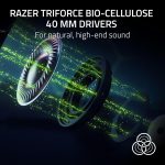 Razer Kraken V4 Pro Wireless Gaming Headset: OLED Control Hub - HD Haptics - 2.4GHz Wireless - Bluetooth - USB - 3.5 mm - Super Wideband Mic - For PC, Mac, PS5 - Black