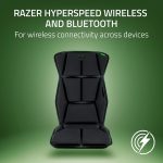 Razer Freyja HD Haptic Gaming Chair Cushion: Multi-Directional Haptics - Haptic EQ Customization via Synapse - HyperSpeed Wireless & Bluetooth - Adjustable Strap for Universal Fit - Black