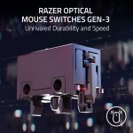 Razer Basilisk V3 35K Wired Ergonomic Gaming Mouse : HyperScroll Tilt Wheel - 35K DPI Optical Sensor Gen 2-13 Customizable Controls - Chroma RGB - Optical Switches Gen 3 - Speedflex Cable - Black