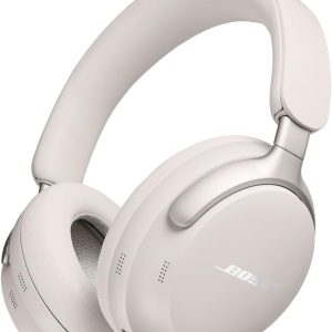 Bose QuietComfort Ultra Wireless Noise Cancelling Headphones with Spatial Audio, Over-the-Ear Headphones with Mic, Up to 24 Hours of Battery Life, White Smoke 2023