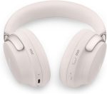 Bose QuietComfort Ultra Wireless Noise Cancelling Headphones with Spatial Audio, Over-the-Ear Headphones with Mic, Up to 24 Hours of Battery Life, White Smoke 2023