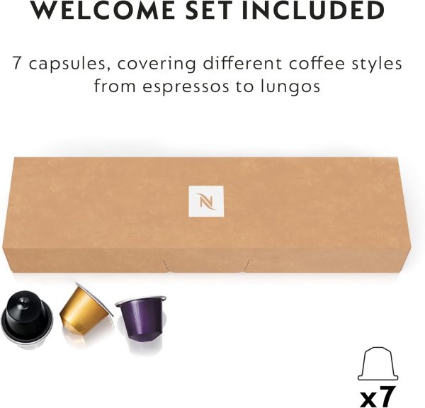 Nespresso Inissia coffee machine by Nespresso, Black - UAE Version