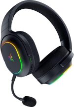 Razer Barracuda X Chroma Wireless Gaming Headset: 2.4GHz Wireless & Bluetooth - Lightweight - Chroma RGB - 40mm Drivers - Cardioid Mic - 70 Hr Battery - for PC, Mac, PS5, Switch, Smartphone - Black