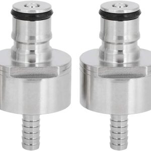 Asixxsix Carbonation Cap, Portable Homebrew Kegging Equipment, Quickly Disconnected Ball Lock Carbonation Cap, 2Pcs for Bottle Drink Bottle