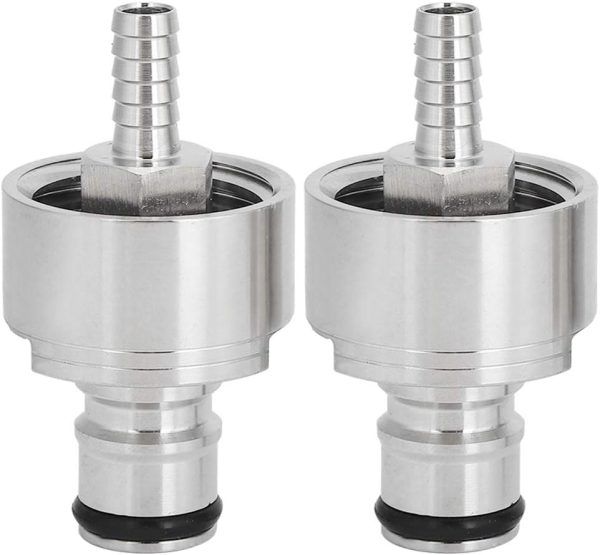 Asixxsix Carbonation Cap, Portable Homebrew Kegging Equipment, Quickly Disconnected Ball Lock Carbonation Cap, 2Pcs for Bottle Drink Bottle