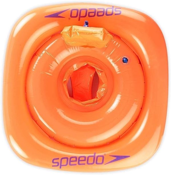 Speedo Unisex Child Seasquad 0-12 Months Swim Seat - Orange, One Size