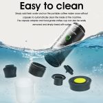 Omana 3-in-1 Portable Coffee Machine Wireless Electric Self Heating Capsules Pods Espresso for Car Home Office Camping Travel Maker 3in1