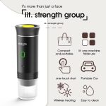 Omana 3-in-1 Portable Coffee Machine Wireless Electric Self Heating Capsules Pods Espresso for Car Home Office Camping Travel Maker 3in1