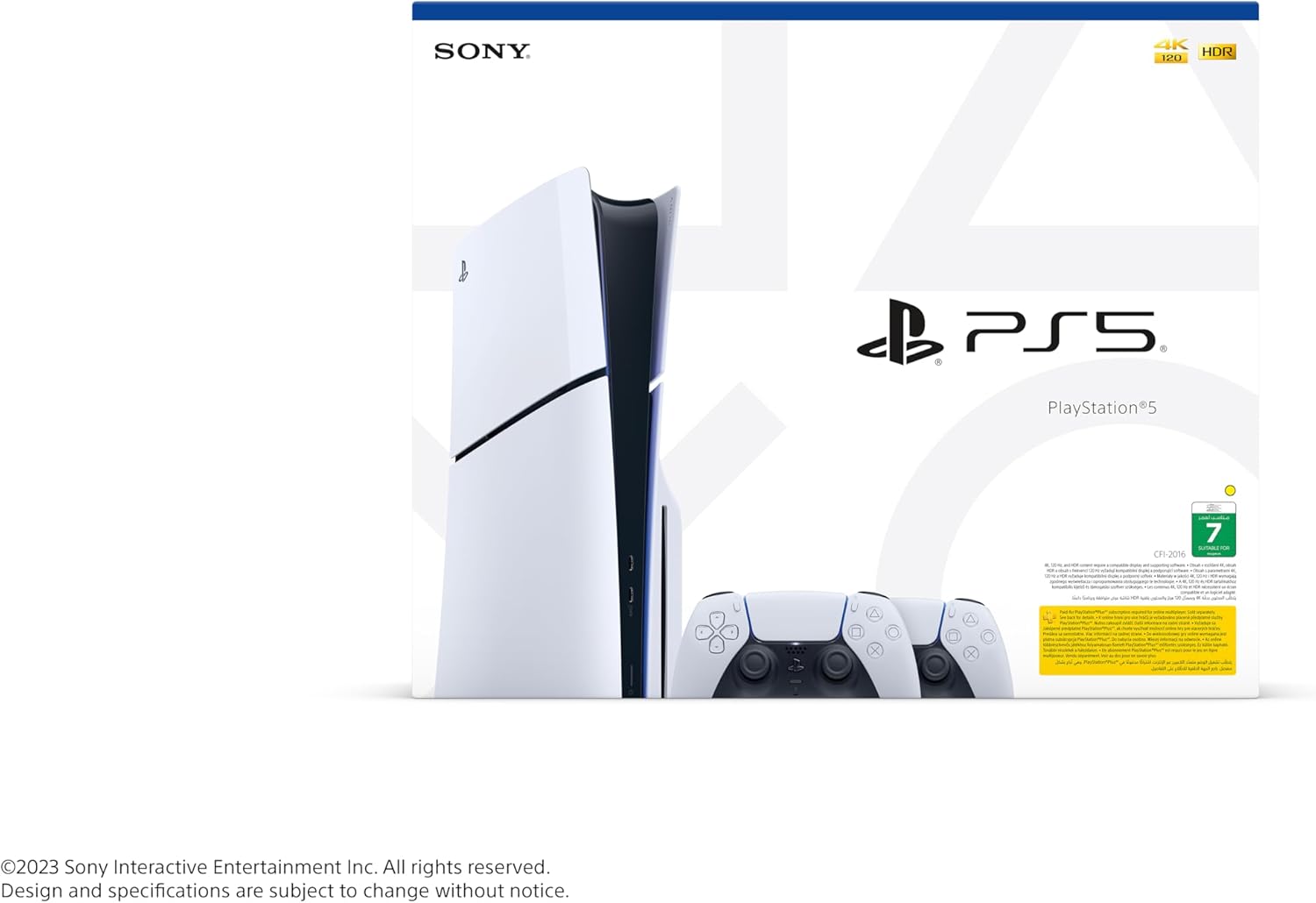 PlayStation 5 Disc Slim Console + Extra Controller - UAE Version