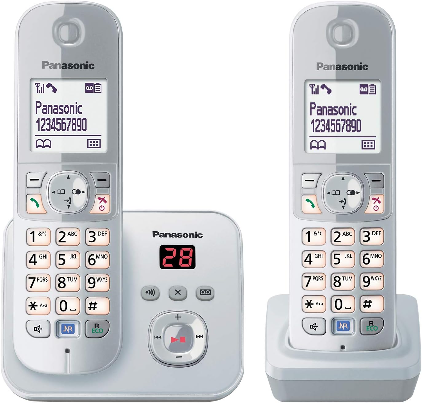Panasonic KX-TG6822 Cordless Phones Answering Machine Screen, German Version Panasonic KX-TG6822 Cordless Phones Answering Machine Screen, German Version