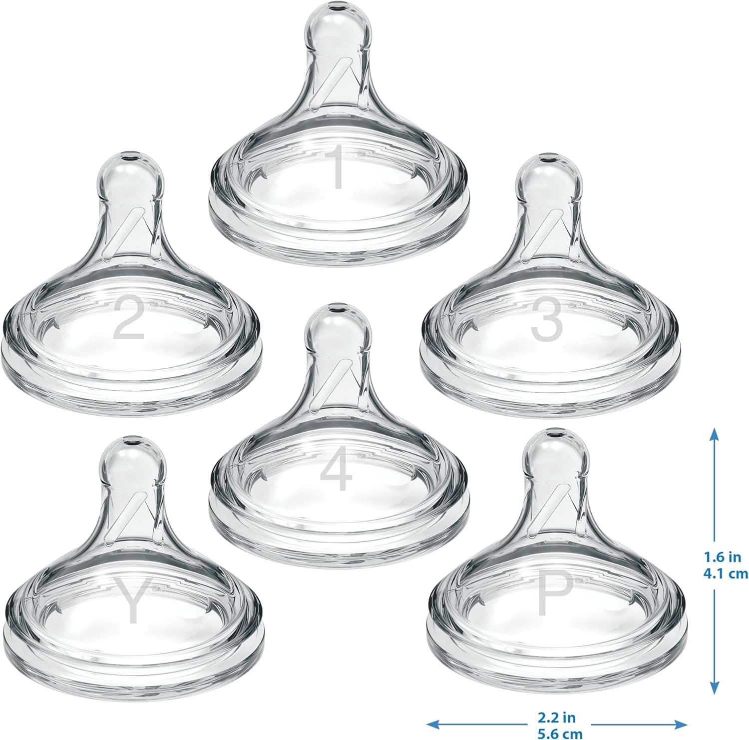 Dr. Brown's Dr - Level 3 Wide-Neck Silicone Options+ Nipple, 2-Pack