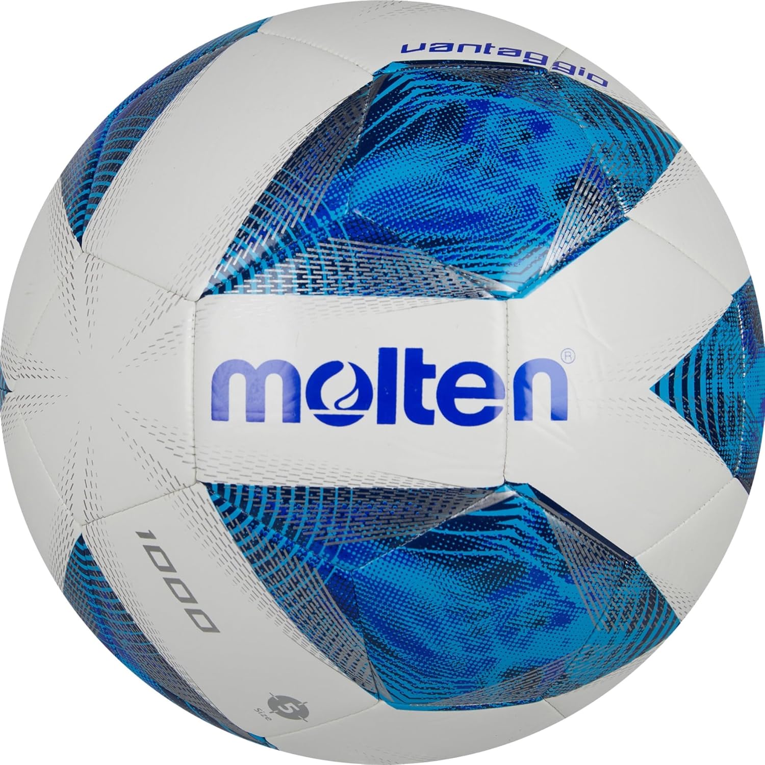 Molten Vantaggio Football, Superior Function And Design, Ultimate Ball Visibility, For Adults & Kids, 1000 Training Ball, Blue Flame Molten Vantaggio Football, Superior Function And Design, Ultimate Ball Visibility, For Adults & Kids, 1000 Training Ball, Blue Flame