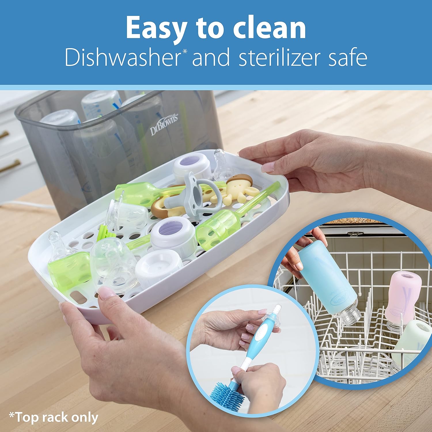 Dr. Brown's Dr - Level 3 Wide-Neck Silicone Options+ Nipple, 2-Pack