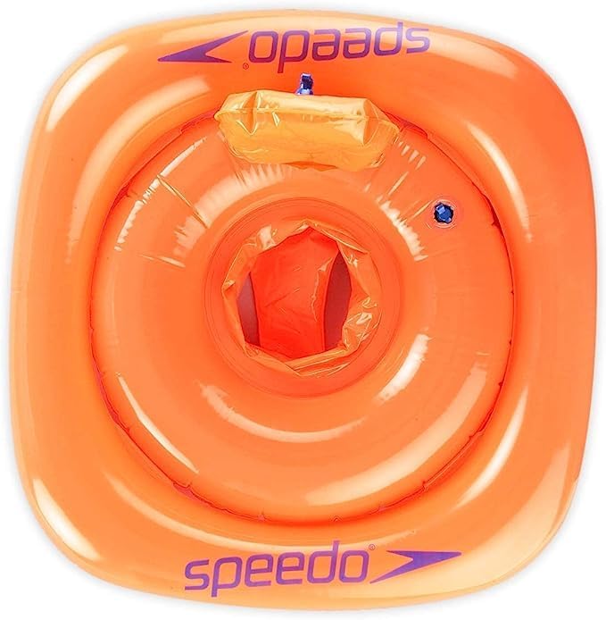 Speedo Unisex Child Seasquad 0-12 Months Swim Seat - Orange, One Size