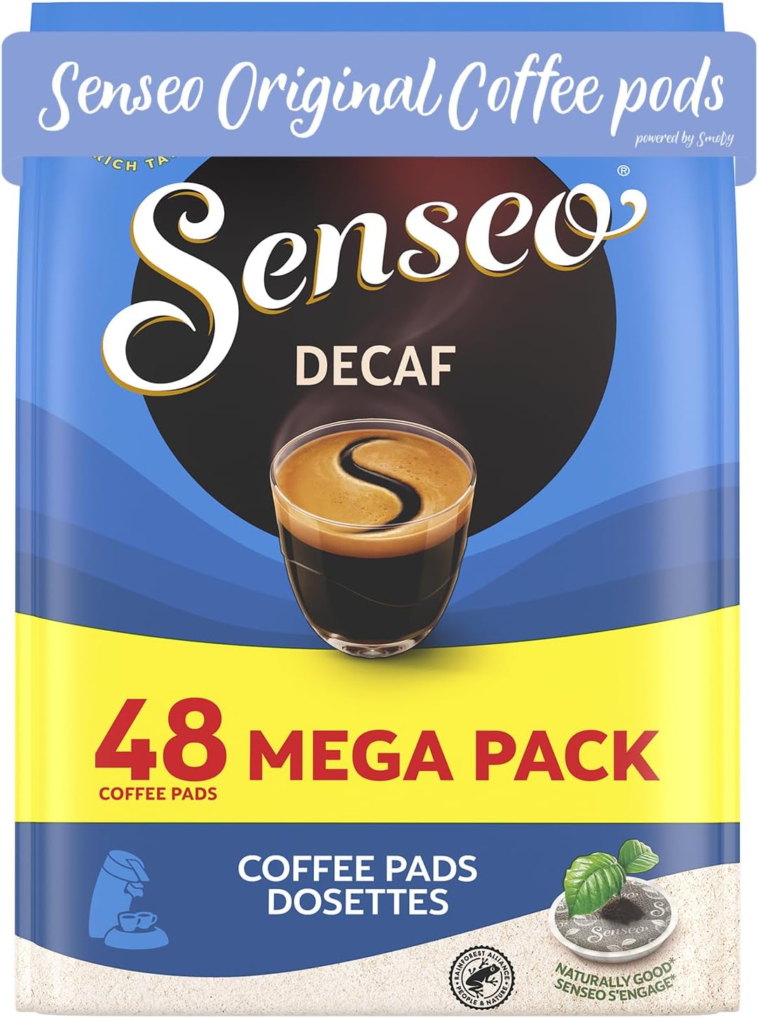 Senseo Decaffeinated Coffee Pods 48-count Pods Senseo Decaffeinated Coffee Pods 48-count Pods