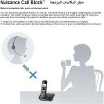 Panasonic Digital Corded/Cordless Phone with Call Blocking, 1 Corded Handset and 1 Cordless Handset - KX-TGF310UE1 (Black)
