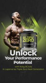 Laperva Protein Powder – Whey Protein Isolate Powder – Belgian Chocolate Flavor Whey Protein – Zero Fat, Carbs and Sugar Whey Protein – Protein Supplements & Muscle Gainer 2 Lbs.