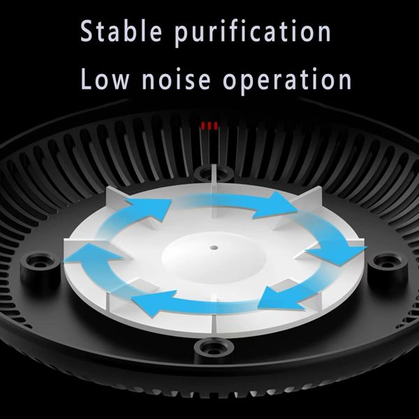 Xugenxes Indoor Ashtray - 2 in 1 Multifunctional Ashless Air Purifier with Filter Ashtray, Best for Family Car or Office (Grey)