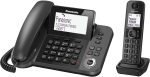 Panasonic KX-TGF320 Corded and Cordless Home office Telephone Kit with Answerphone and Nuisance Call Blocker - Black
