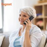 Gigaset E290 - Cordless Senior Phone Without Answering Machine with Large Buttons - Large Display, Target Dial Buttons for Important Numbers, Amplifier Function for Extra Loud Listening, Black