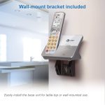 AT&T Cordless Phone, 2 Handsets - Silver, Landline Telephone with DECT 6.0, Full-Duplex Speakerphone, Caller ID/Call Waiting, ECO mode, Backlit Screen & Keypad