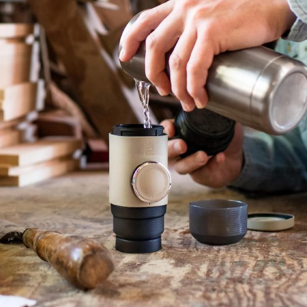 WACACO Minipresso NS2, Portable Espresso Maker Compatible with Nespresso Original Capsules and Compatibles, Manually Operated, 18 Bar Small Handheld Coffee Machine for Travel, Camping, Black