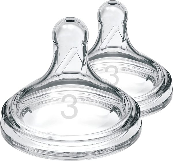 Dr. Brown's Dr - Level 3 Wide-Neck Silicone Options+ Nipple, 2-Pack