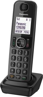 Panasonic KX-TGF320 Corded and Cordless Home office Telephone Kit with Answerphone and Nuisance Call Blocker - Black