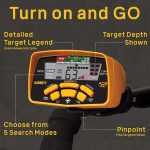 Garrett Metal Detectors - ACE 400 with DD Waterproof Search Coil and Pro-Pointer AT